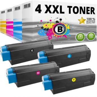 Set 4x Alternativ OKI Toner C5250 C5450 C5510 C5540 HD-Toner.at