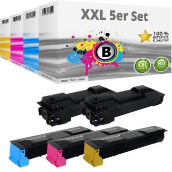 Set 5x Alternativ Kyocera Toner TK-5205K TK-5205C TK-5205M TK-5205Y 