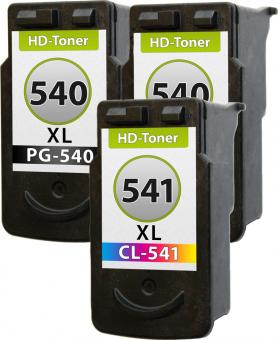 Alternativ Canon Set Druckerpatronen 2x PG-540 + CL-541 HD-Toner.at