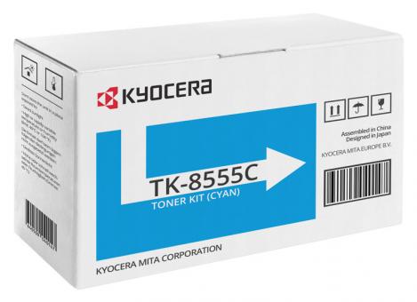 Original Kyocera Toner TK-8555C / 1T02XCCNL0 Cyan 