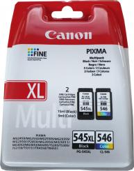 Original Canon Patronen PG-545 XL + CL-546 Set HD-Toner.at
